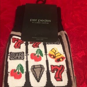 Lucky 7 socks! Brand new! 1 size fits all. $28 new